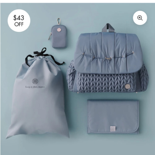 Levy Backpack Ash Blue Mother’s Day Set