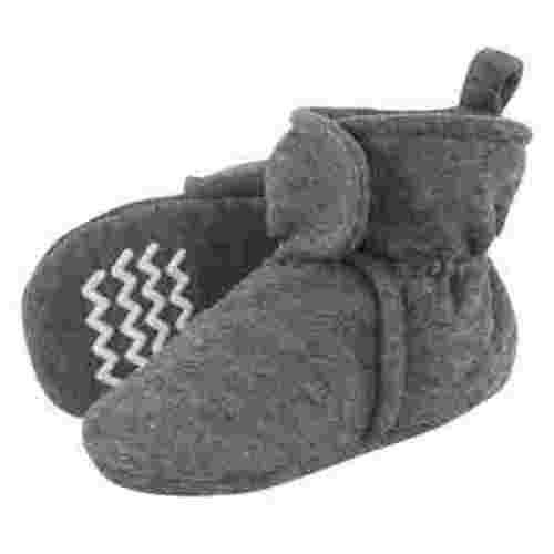Hudson Baby Baby and Toddler Quilted Booties, Charcoal, 0-6 Months