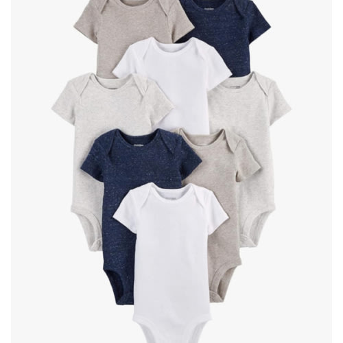 Simple Joys by Carter's unisex-baby 8-pack Short-sleeve Bodysuit