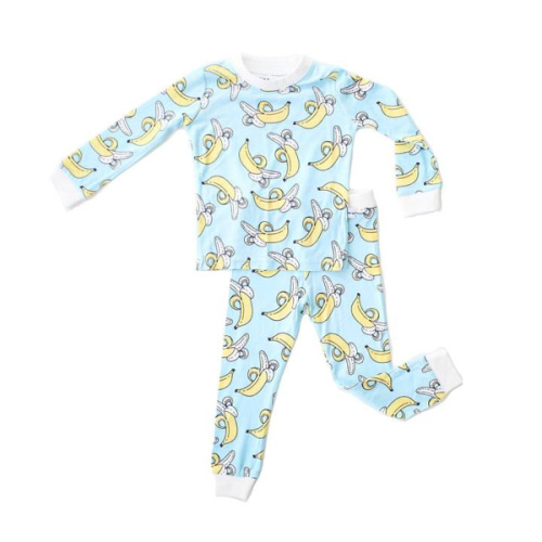 Little Sleepies Pajama Set w/Short Sleeve Shirt & Shorts, Viscose from Bamboo Toddler Pajamas, Girl & Boys Pajamas for Kids