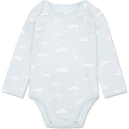 Cloud Baby Bodysuit, Mist and White