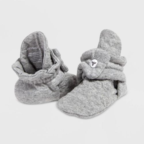 Burt's Bees Baby® Quilted Bee Organic Cotton Booties - Gray