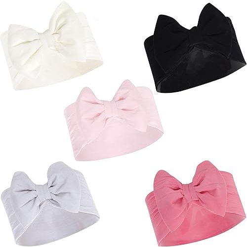 Hudson Baby Cotton and Synthetic Headbands, Size 0-24 Months