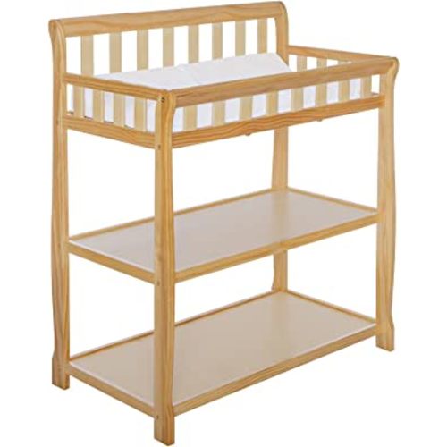 Ashton Changing Table, Natural, 34x20x40 Inch (Pack of 1)