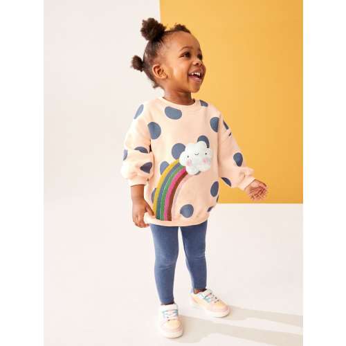 Navy Blue Sweatshirt and Leggings Set (3mths-7yrs)