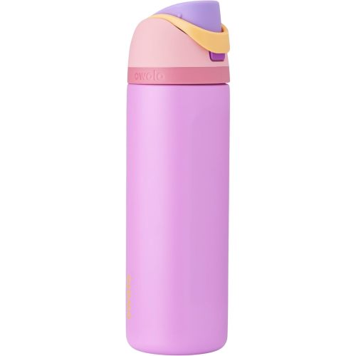Rapunzel Owala Disney Princess FreeSip Insulated Stainless Steel Water Bottle with Straw for Sports and Travel, BPA-Free Sports Water Bottle, 24 oz,