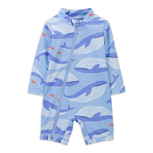 Carter's Child of Mine Baby Rash Guard Swimsuit, Sizes 0/3-18M