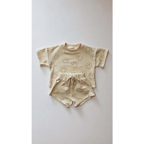 Short Set | Just Smile Ivory