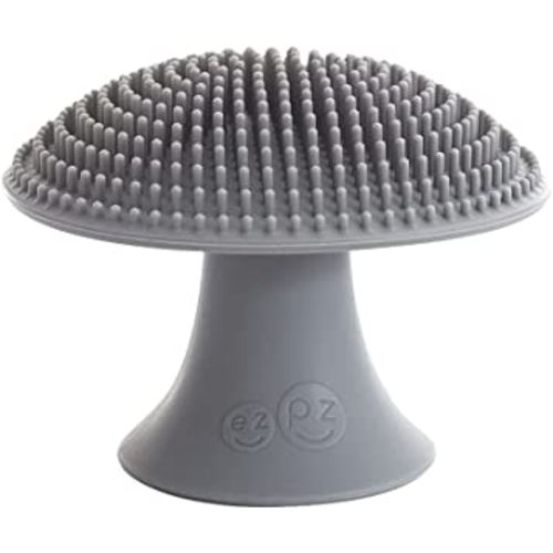 ezpz Flexible Kitchen Sponge with Soft Bristles, Non-Slip Handle & Suction Base