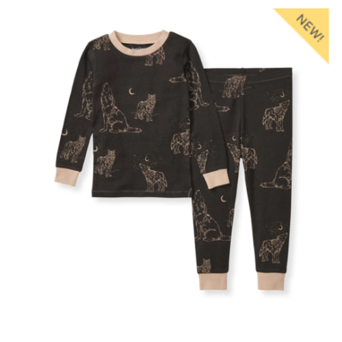 Wolf Pack Big Kids Organic Cotton PJ Set