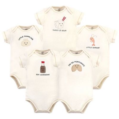 Touched By Nature Organic Cotton Bodysuits, Fortune Cookie, 0-3 Months