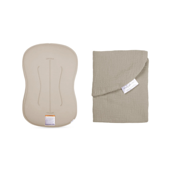 Lounger Curve + Muslin Cover Set | Birch