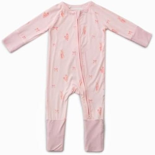 Bamboo Little Ultra-Soft Convertible Baby Romper - Gender Neutral Infant Clothes with 2-Way Zipper, Footless Sleepwear