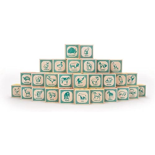 Uncle Goose Spanish Blocks - Made in The USA