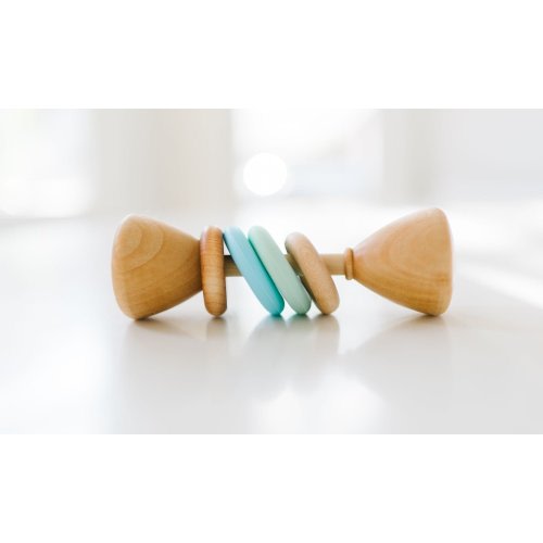 Color Block Classic Baby Rattle