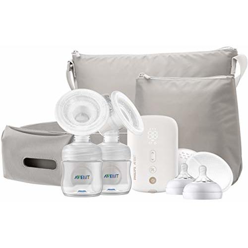 Philips AVENT Double Electric Breast Pump Advanced, with Natural Motion Technology, SCF394/61, White