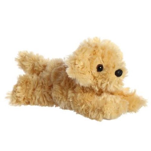 Aurora Small Ginny Goldendoodle Mini Flopsie Adorable Stuffed Animal Gold 8"