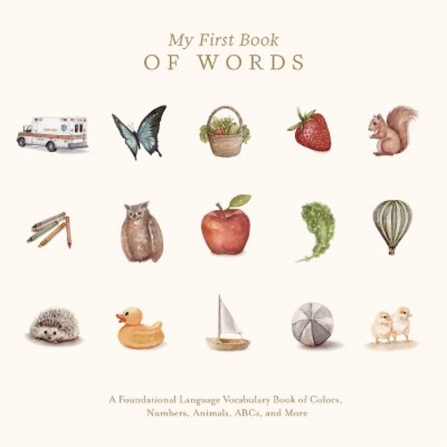 My First Book of Words - by  Tabitha Paige (Hardcover)