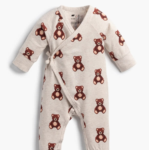Kimono Tie One-Piece - Organic Baby Clothes - Monica + Andy