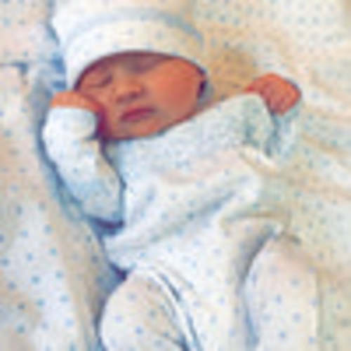 Magnolia Baby Boy Gingham Dots Smocked Footie in Light Blue