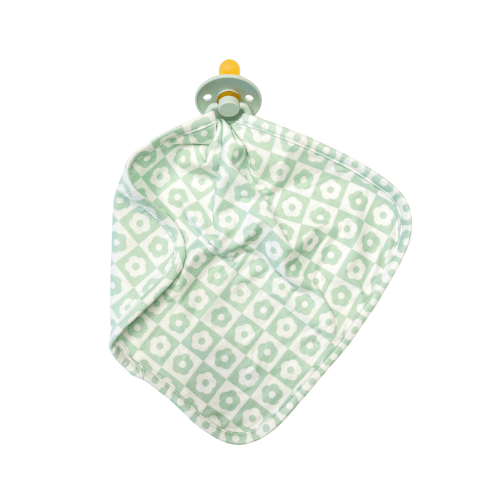 LIGHT GREEN DAISY CHECKER | LOVIE