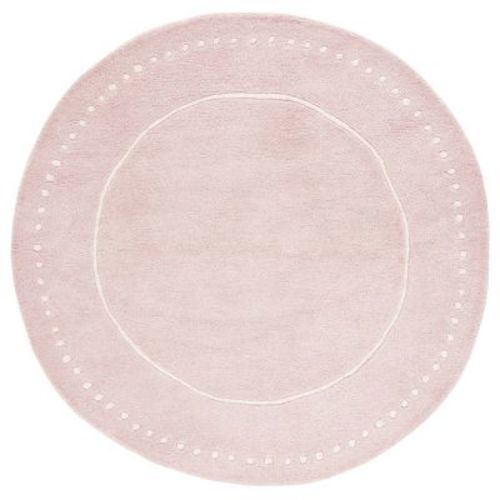 Bella Bel151 Hand Tufted Area Rug - Light Pink/ivory - 3' Round - Safavieh.