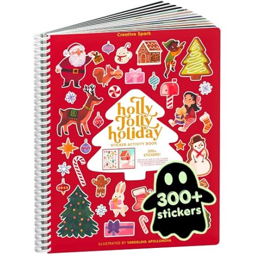 Cupkin Holly Jolly Coloring & Sticker Activity Book | 300+ Stickers