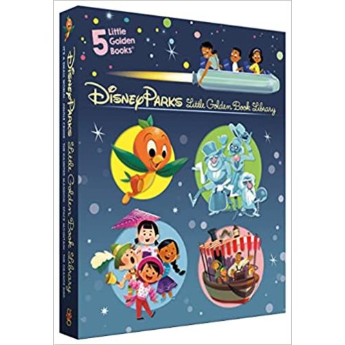 Disney Parks Little Golden Book Library (Disney Classic): It's a Small World, The Haunted Mansion, Jungle Cruise, The Orange Bird, Space Mountain