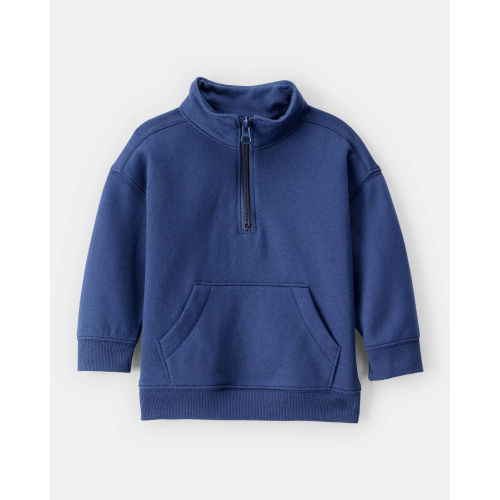 Baby Boy DayDream Fleece Quarter Zip Sweatshirt - Navy - Carter's | Carter's
