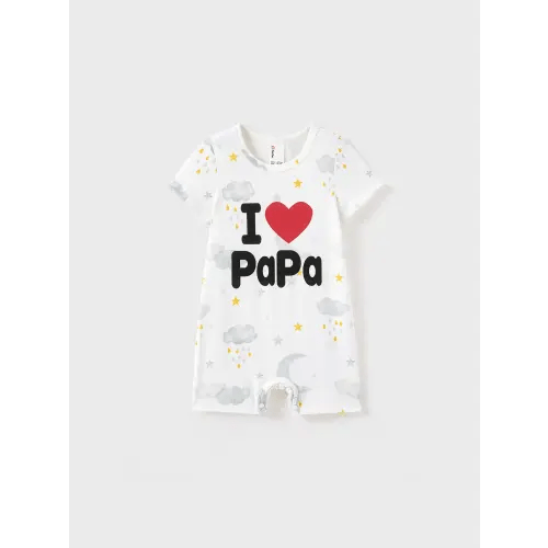 Baby Boy/Girl Childlike Letter Print Romper Only $10.99 PatPat US Mobile