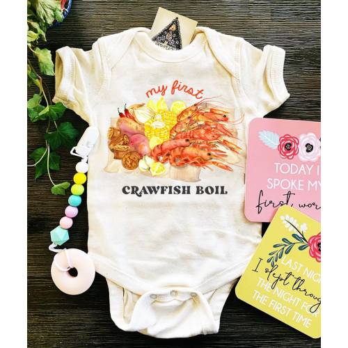 My First Crawfish Boil Onesie - Newborn