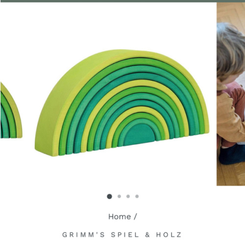 Meadow Green Wooden Nesting Tunnel