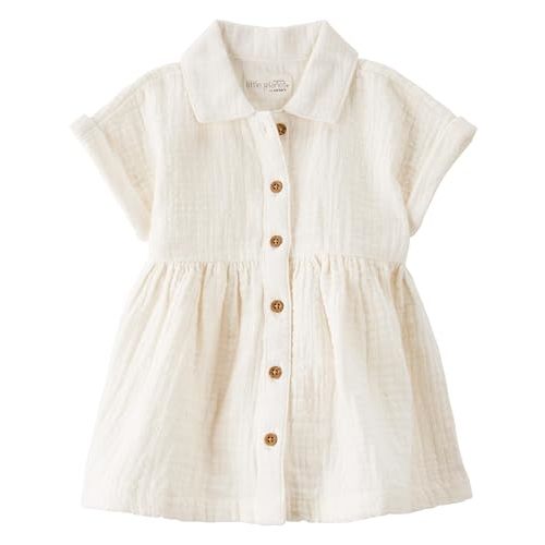little planet by carter's Baby Dress Made with Organic Cotton