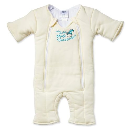 Magic Sleepsuit Baby Merlin's Swaddle Transition Product - Cotton - Cream colour - for 3-6 Months baby - Small (12-18 lbs)