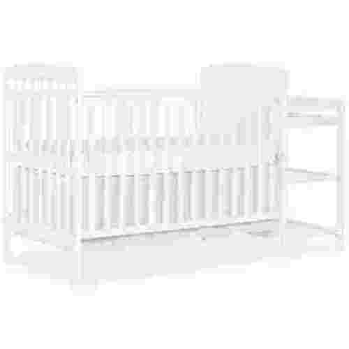 Dream On Me Anna 3-in-1 Full Size Crib and Changing Table Combo in White