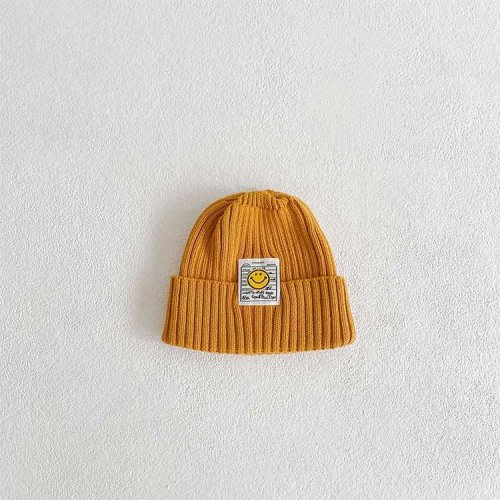 Baby Toddler Smiley Face Warm Beanie