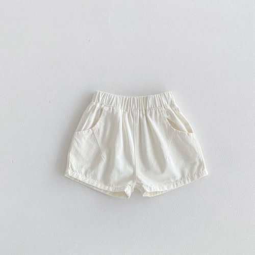 Toddler Casual Solid Color Basic Shorts