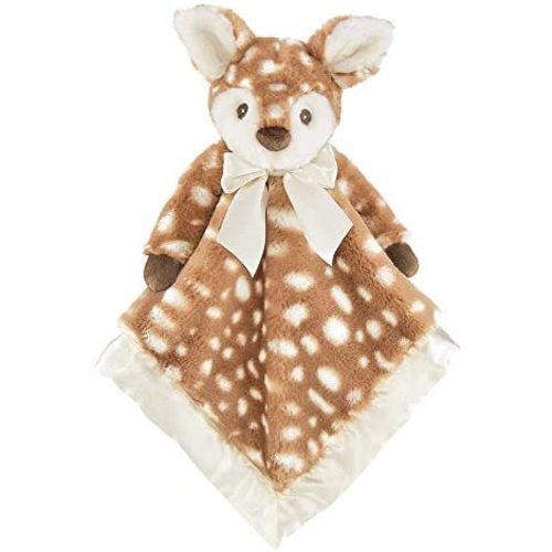 Bearington Baby Lil' Willow Fawn Plush Stuffed Animal Security Blanket, Lovey 15"