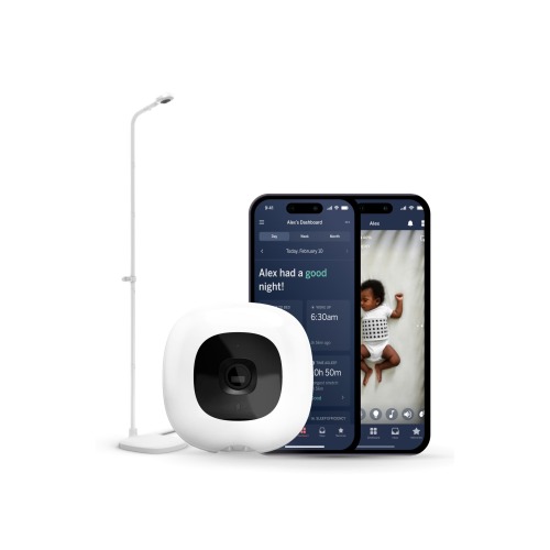 Nanit Pro Smart Baby Monitor & Floor Stand, White