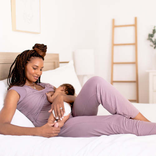 Davy Nursing & Maternity Pajama Set | Dusty Mauve
