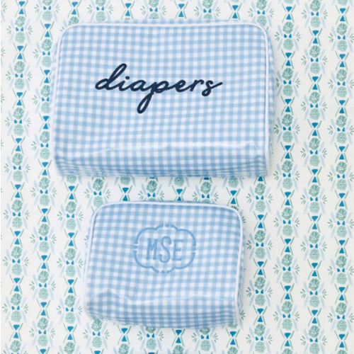 Weezie Patterned Toiletry Bag Trio
