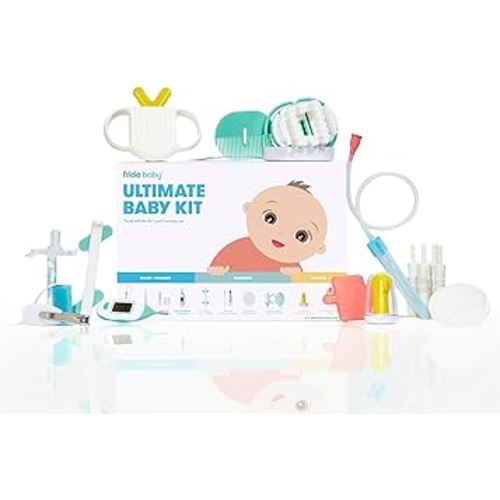 Frida Baby Ultimate Baby Kit | The complete baby health & wellness, grooming, and teething kit