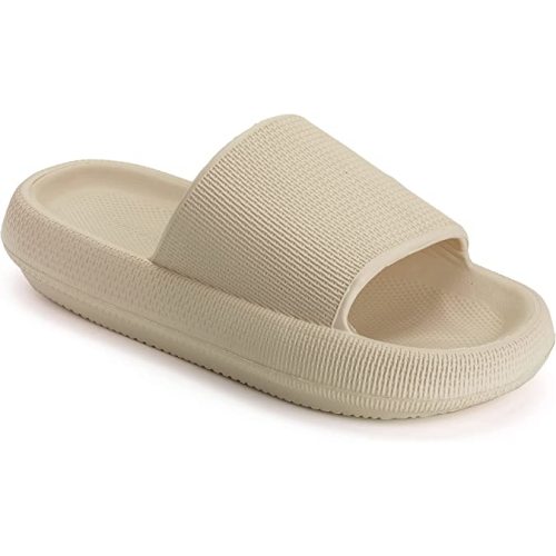 Joomra Pillow Slippers for Women and Men Non Slip Quick Drying Shower Slides Bathroom Sandals | Ultra Cushion | Thick Sole