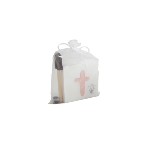 Pink Cross Handprint Kit | Mud Pie