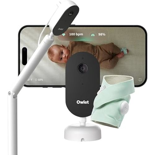 Owlet Dream Duo 3 Smart Baby Monitor System with Floor Stand