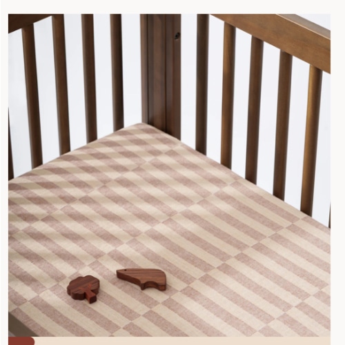 Babyletto All-Stages Midi Crib Sheet in GOTS Certified Organic Muslin Cotton