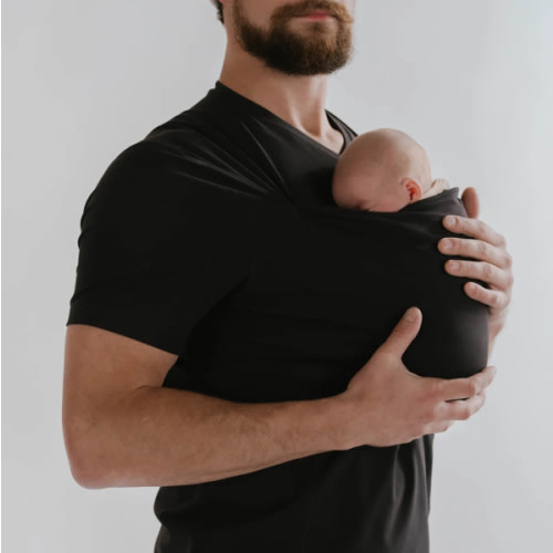 Lalabu Dad Shirt | Original Babywearing T-Shirt with Kangaroo Pouch | Baby Wrap Carrier for Newborns & Infants | Baby Wrap Carrier for Newborns | Essential for new Dads
