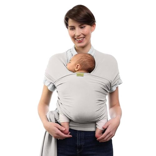 Amazon.com : Boba Baby Wrap Carrier Newborn to Toddler - Stretchy Baby Wraps Carrier - Baby Sling - Hands-Free Baby Carrier Wrap-Baby Carrier Sling-Baby Carrier Newborn to Toddler 7-35 lbs (Serenity Organic Stone) : Baby