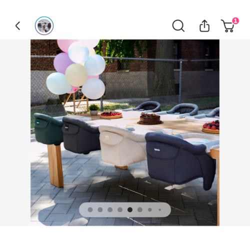 Inglesina Fast Table Chair - Cream