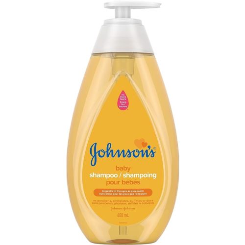 Johnson's Baby shampoo, paraben and tear free and mild, 600ml